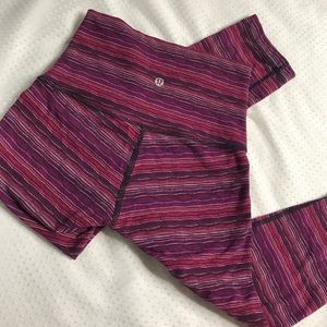 lululemon wunder under (hi rise) crop leggings